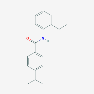 molecular formula C18H21NO B335117 N-(2-ethylphenyl)-4-isopropylbenzamide 