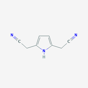 molecular formula C8H7N3 B3351232 Pyrrole-2,5-diacetonitrile CAS No. 34211-88-6