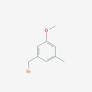 molecular formula C9H11BrO B033513 1-(Bromomethyl)-3-methoxy-5-methylbenzene CAS No. 106116-42-1