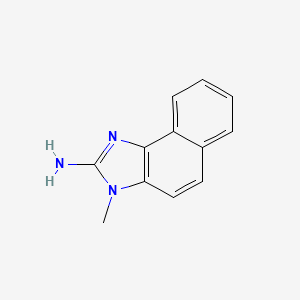 molecular formula C12H11N3 B3351365 2-Amino-3-methylnaphtho(1,2-d)imidazole CAS No. 35199-58-7