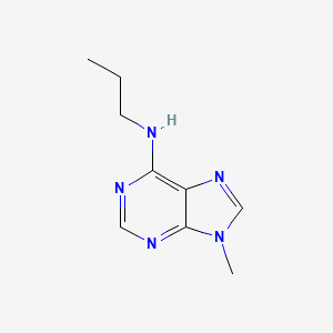 molecular formula C9H13N5 B3351367 9-Methyl-n-propyl-9h-purin-6-amine CAS No. 35234-62-9