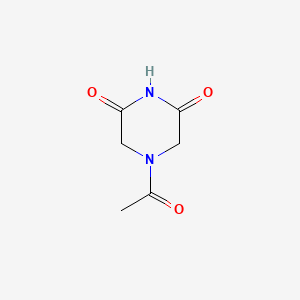 molecular formula C6H8N2O3 B3351431 4-乙酰基哌嗪-2,6-二酮 CAS No. 35975-27-0