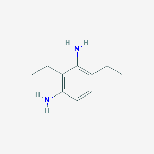 molecular formula C10H16N2 B3351500 2,4-Diethylbenzene-1,3-diamine CAS No. 36394-50-0