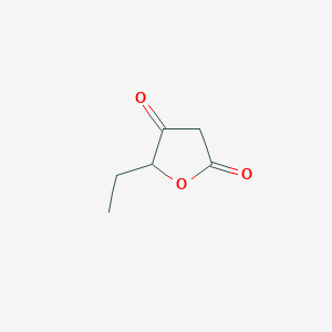 molecular formula C6H8O3 B3351510 5-Ethylfuran-2,4(3h,5h)-dione CAS No. 36717-59-6