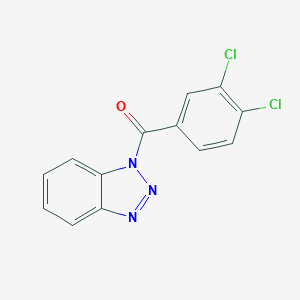 molecular formula C13H7Cl2N3O B335156 1H-benzotriazol-1-yl(3,4-dichlorophenyl)methanone 