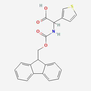 molecular formula C21H17NO4S B3351566 Fmoc-D-(3-thienyl)glycine CAS No. 372143-96-9