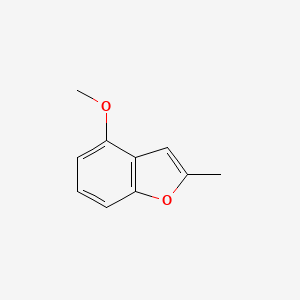 molecular formula C10H10O2 B3351589 4-Methoxy-2-methyl-1-benzofuran CAS No. 3781-89-3
