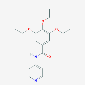 molecular formula C18H22N2O4 B335159 3,4,5-triethoxy-N-(pyridin-4-yl)benzamide 