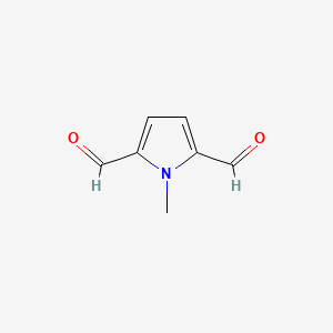 molecular formula C7H7NO2 B3351595 1-Methylpyrrole-2,5-dicarbaldehyde CAS No. 37893-28-0