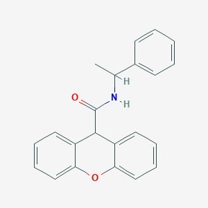 N-(1-phenylethyl)-9H-xanthene-9-carboxamide