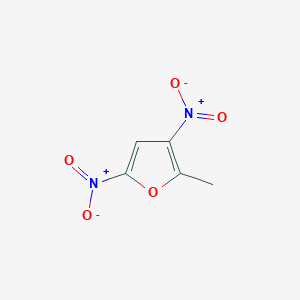 molecular formula C5H4N2O5 B3351628 2-Methyl-3,5-dinitrofuran CAS No. 3807-87-2
