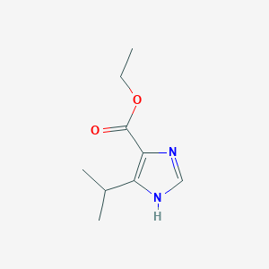 ethyl 5-isopropyl-1H-imidazole-4-carboxylate