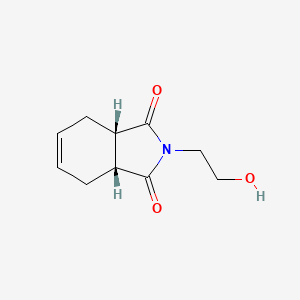 molecular formula C10H13NO3 B3351658 (3Ar,7as)-2-(2-hydroxyethyl)-3a,4,7,7a-tetrahydro-1h-isoindole-1,3(2h)-dione CAS No. 38772-50-8