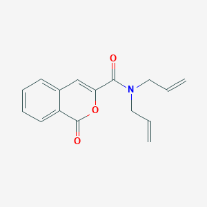 molecular formula C16H15NO3 B335168 N,N-diallyl-1-oxo-1H-isochromene-3-carboxamide 