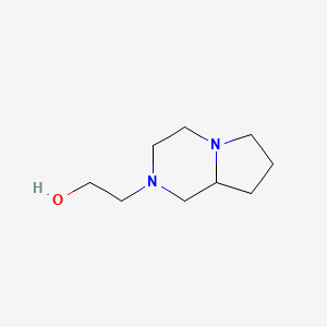 B3351703 2-(Hexahydropyrrolo[1,2-A]pyrazin-2(1H)-YL)ethanol CAS No. 39186-51-1