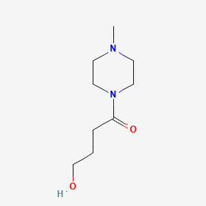 molecular formula C9H18N2O2 B3351728 4-Hydroxy-1-(4-methylpiperazin-1-yl)butan-1-one CAS No. 393785-45-0