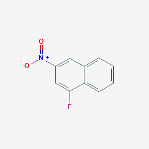 molecular formula C10H6FNO2 B3351736 1-Fluoro-3-nitronaphthalene CAS No. 394-93-4