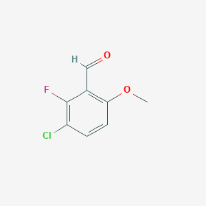 3-Chloro-2-fluoro-6-methoxybenzaldehyde