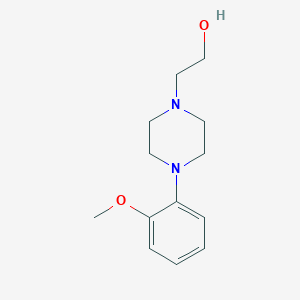 B3351806 1-Piperazineethanol, 4-(2-methoxyphenyl)- CAS No. 40004-60-2