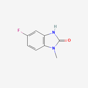 molecular formula C8H7FN2O B3351825 5-fluoro-1-methyl-1H-benzimidazol-2-ol CAS No. 401567-11-1