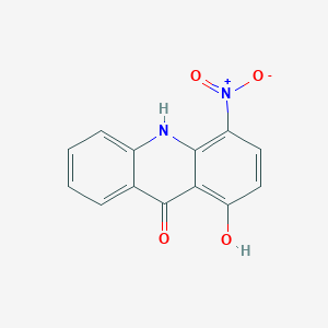 molecular formula C13H8N2O4 B3351860 1-Hydroxy-4-nitroacridin-9(10H)-one CAS No. 40385-46-4