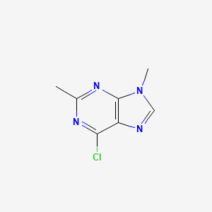 molecular formula C7H7ClN4 B3351861 6-Chloro-2,9-dimethyl-9H-purine CAS No. 40423-36-7