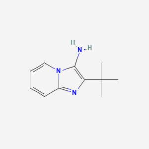 molecular formula C11H15N3 B3351910 2-Tert-butylimidazo[1,2-a]pyridin-3-amine CAS No. 406207-72-5