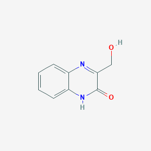 molecular formula C9H8N2O2 B3351993 3-(Hydroxymethyl)quinoxalin-2(1H)-one CAS No. 41242-95-9