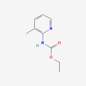 molecular formula C9H12N2O2 B3352018 3-Methyl-2-pyridinecarbamic acid ethyl ester CAS No. 41322-69-4