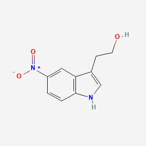 molecular formula C10H10N2O3 B3352020 5-Nitro-1H-indole-3-ethanol CAS No. 41339-64-4