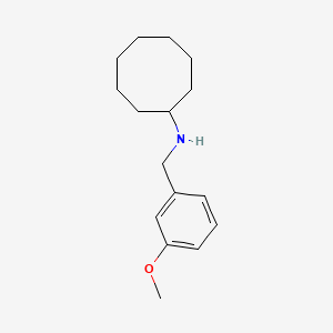 N-[(3-methoxyphenyl)methyl]cyclooctanamine