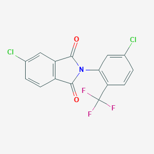 molecular formula C15H6Cl2F3NO2 B335212 5-chloro-2-[5-chloro-2-(trifluoromethyl)phenyl]-1H-isoindole-1,3(2H)-dione 