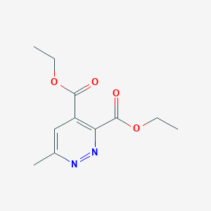 molecular formula C11H14N2O4 B3352148 Diethyl 6-methylpyridazine-3,4-dicarboxylate CAS No. 42602-57-3