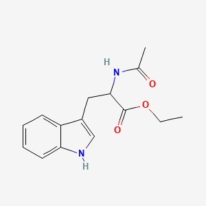 molecular formula C15H18N2O3 B3352149 ethyl 2-acetamido-3-(1H-indol-3-yl)propanoate CAS No. 42717-06-6