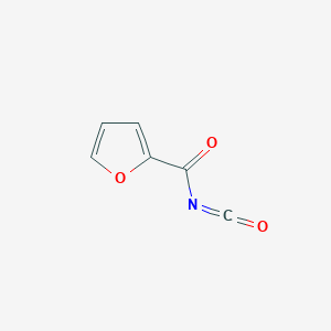 molecular formula C6H3NO3 B3352206 2-Furancarbonylisocyanate CAS No. 4340-42-5