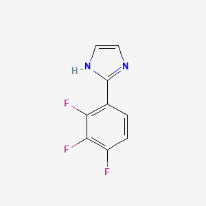 molecular formula C9H5F3N2 B3352215 2-(2,3,4-三氟苯基)-1H-咪唑 CAS No. 438554-18-8