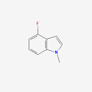 molecular formula C9H8FN B3352228 4-Fluoro-1-methyl-1H-indole CAS No. 441715-34-0