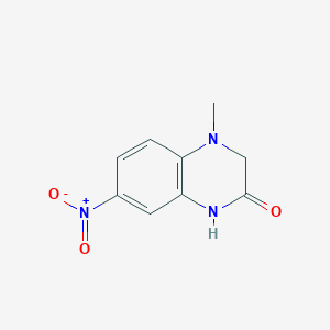 4-Methyl-7-nitro-3,4-dihydroquinoxalin-2(1H)-one