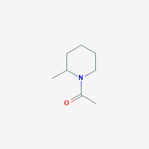 molecular formula C8H15NO B3352305 1-Acetyl-2-methylpiperidine CAS No. 4593-15-1