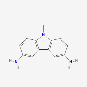 molecular formula C13H13N3 B3352334 9-Methyl-9H-carbazole-3,6-diamine CAS No. 46498-17-3