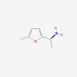 molecular formula C7H11NO B3352366 (S)-1-(5-Methylfuran-2-yl)ethanamine CAS No. 473733-26-5
