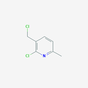 molecular formula C7H7Cl2N B3352435 2-氯-3-(氯甲基)-6-甲基吡啶 CAS No. 477207-32-2
