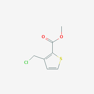 molecular formula C7H7ClO2S B3352467 Methyl 3-(chloromethyl)thiophene-2-carboxylate CAS No. 478628-20-5
