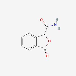 molecular formula C9H7NO3 B3352478 3-Oxo-1,3-dihydroisobenzofuran-1-carboxamide CAS No. 4792-32-9