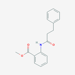 molecular formula C17H17NO3 B335249 Methyl 2-(3-phenylpropanoylamino)benzoate 