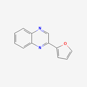 molecular formula C12H8N2O B3352564 2-(2-Furyl)quinoxaline CAS No. 494-21-3