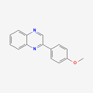 molecular formula C15H12N2O B3352626 2-(p-Methoxyphenyl)quinoxaline CAS No. 5021-46-5