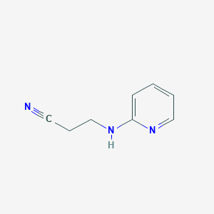 molecular formula C8H9N3 B3352645 3-(Pyridin-2-ylamino)propanenitrile CAS No. 50342-32-0