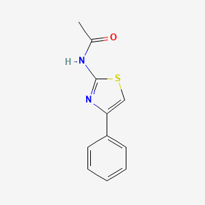 molecular formula C11H10N2OS B3352682 N-(4-Phenyl-1,3-thiazol-2-yl)acetamide CAS No. 5039-09-8