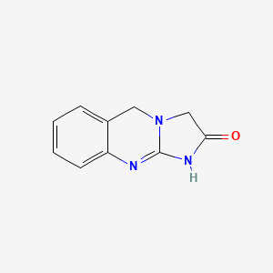 molecular formula C10H9N3O B3352733 Imidazo[2,1-b]quinazolin-2(3H)-one, 1,5-dihydro- CAS No. 50608-24-7